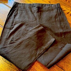 J Jill chocolate brown capri sz S petite